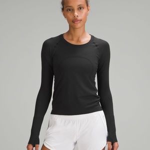 lululemon Swiftly Tech Long-Sleeve Shirt 2.0 Race Length - Black